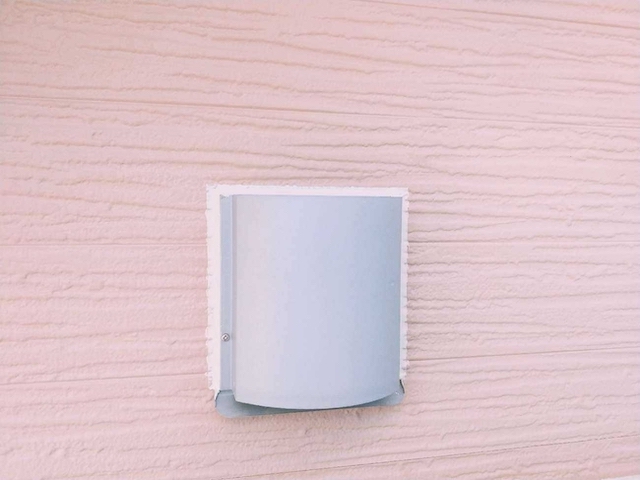 通気口コーキング施工完了後